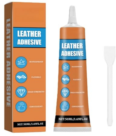 50ml Leder Reparatur Set,Schwarz Braun Lederreparatur Creme Balsam,Lederreparaturset Lederbalsam Lederpflege Füller für Kratzer Risse an Auto Lenkrad, Sofa,Jacke,Schuhe,Kunstleder Inklusive Schaber
