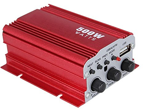 TEMPO DI SALDI Amplificatore Audio 2 Canali Stereo Ingresso USB SD Card Reader Con Telecomando