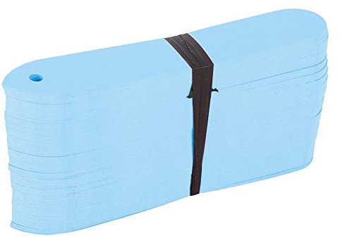 Topincn Etichette Per Piante Etichetta Per Semi 100 Pezzi Pvc Paletti Da Giardino Tag Cortile Vivai Vasi Per Piante Impermeabili E Resistenti Al Sole(Blue)