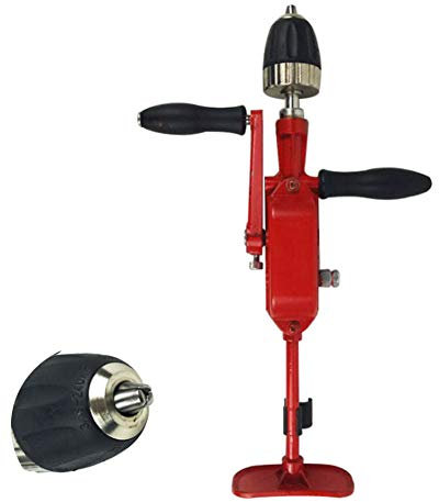 Taladro De Mano,Taladro Manual,Taladro De Pecho Con Manivela Giratoria,Mini Máquina De Roscar Para Madera, Plástico Y Metal, Alcance De Aplicación: 0.8-10 Mm