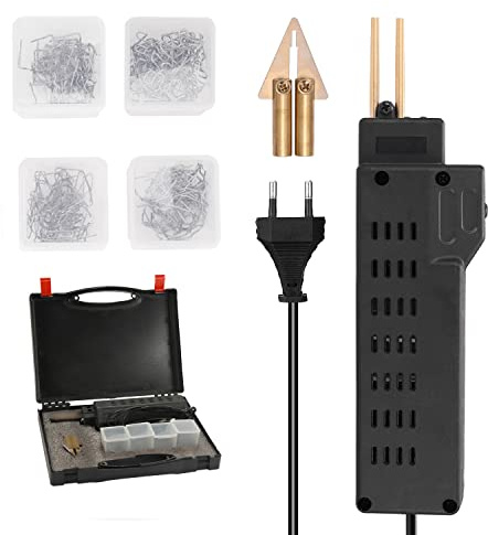 50W Soudage Plastique Machine 220V Pistolet à Souder Plastique Kit avec 200PCS Agrafeuse Chaud Machines de Soudage au Plastomère Soudure Réparation Outil Agrafeuses Chaudes 50W