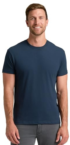True Classic Herren T-Shirt mit Rundhalsausschnitt und kurzen Ärmeln, Pack of 1, Navy, L
