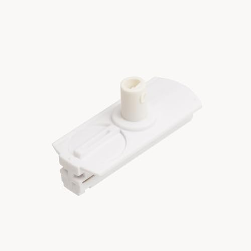 Qub – Adaptateur pour suspension sur rail monophasé – blanc – compatible système 1 phase – installation facile – pour luminaires suspendus