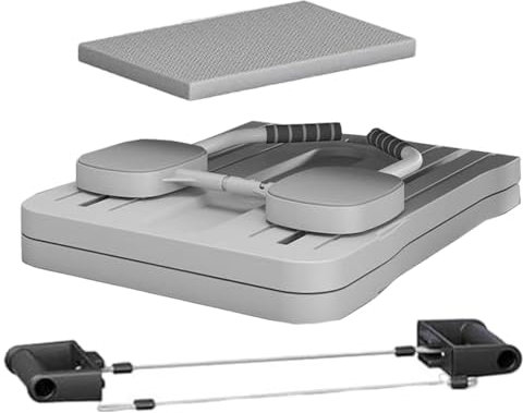 Multifunktionales Pilates-Board, Pilates Reformer, Faltbare Pilates Brett Für Zuhause, Multifunktionales Bauchtrainingsbrett Heimübungsbret, Automatisches Rückprall Bauchmuskel Rollerrad