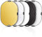 Selens 5 in 1 60x90cm Light Reflector Photography Diffuser Collapsible Portable with Handle Lighting for Photo Studio Portrait Product Indoor Outdoor Shooting Gold Silver White Black Translucent