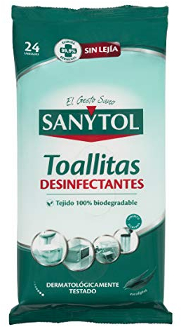 Sanytol Toallitas Desinfectantes Multiuso - 3 x 24 Unidades