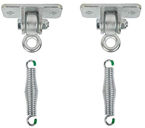 NANANA Capacidad 300Kg Ganchos de Techo, Plataforma Fija con Soporte Balancín Oscilante Gancho Colgante Colgando de Hebilla de Fijación