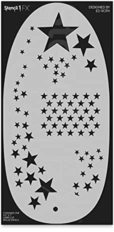 Stencil1FX Star Witness Eye Makeup Stencil Halloween Cosplay Face Paint