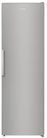 Gorenje R 619 EES5 Kühlschrank / 185cm / Umluft-Kühlsystem/Schnellkühlfunktion/Kühlteil 398 Liter/Inox Look, Silber