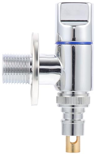 jojofuny Válvula Cierre Agua Lavadora Pulg Ángulo Cuarto Vuelta Automática Antideslizante para Recambio y Corte Agua Lavadora Uso Doméstico