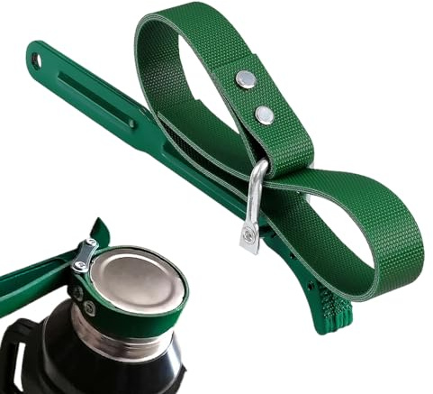 yakermur Chiave per olio, con cinghia antiscivolo, strumento per la rimozione del filtro dell'olio, per riparazioni automobilistiche di moto, casa, interni ed esterni