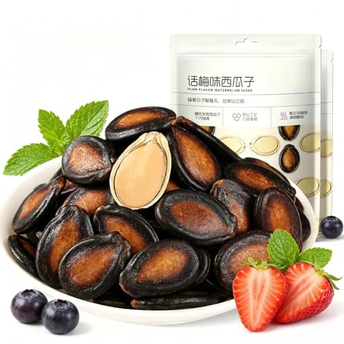 Konserverade plommonsmak Rostade vattenmelonfrön 2 påsar*108g | 2 påsar 108g Sweet Savor Nötsnacks for daglig fritid