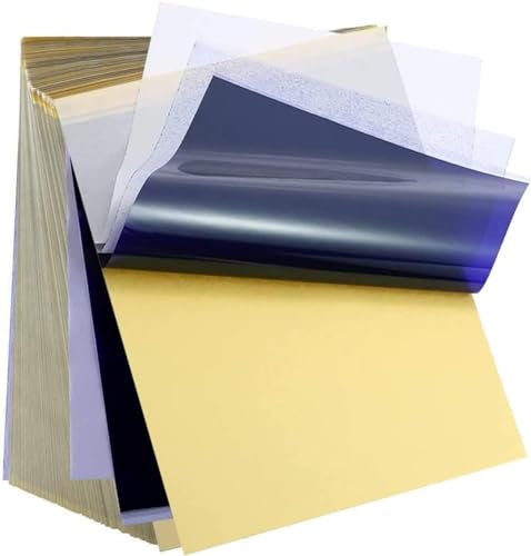 Stencil Papier Tattoo Transferpapier, Unihuby 20 Blatt Tattoo Papier A4 Tattoos Stencil Paper 4 laryer Matrizenpapier Tattoos