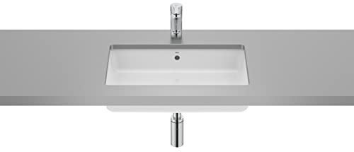 Roca A3270YF000 Lavabo The Gap Square 550 x 350 x 160 mm Porcelaine basse Blanc