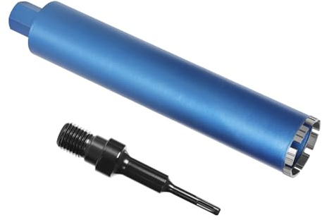 Diamantbohrkrone Kernbohrer für Kernbohrgerät mit Turbo, inkl. SDS-Plus, 1 1/4, Ø 92mm, Gesamtlänge 460 mm, Nass Trocken Dosenbohrer Diamant Bohrkrone Nassbohrkrone Trockenbohrkrone für Beton