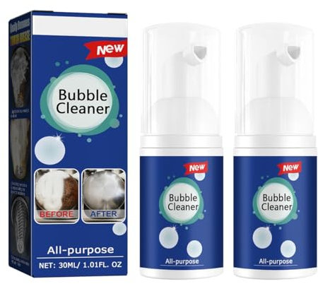Bubbelspray, Skumspray For Köksrengöring, Kraftfull Fläckavlägsnande Skumrengöringsmedel, Sköljfri Allrengöringsspray For Kök, Ugn, Mikrovågsugn Och Kakel - Tar Bort Envisa Fläckar Och Olja(30ml,2pcs)