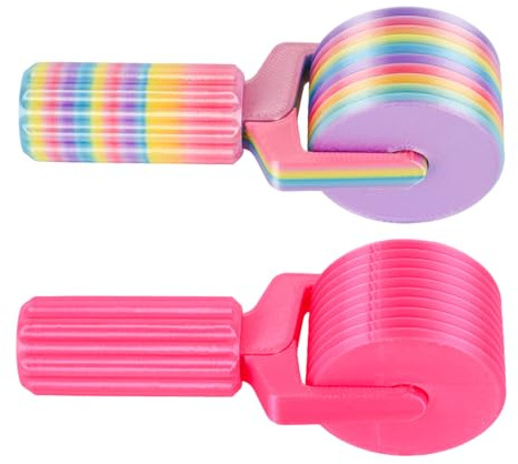 2uds Juego Rodillos Pintura Diamantes, Rodillo Presión Esencial para Pintura Diamantes 5D Bordado Imitación y Proyectos Manualidades DIY para Adultos Niños Principiantes (Color 2)