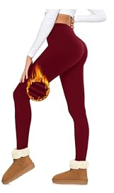 Leggings Térmicos Mujer Pantalones Invierno Cintura Alta Pantalón Elástico | Leggins Deportivos mujer Pantalones Térmicos Leggins Termicos Mallas de Deporte para Gimnasio Yoga y Entrenamiento