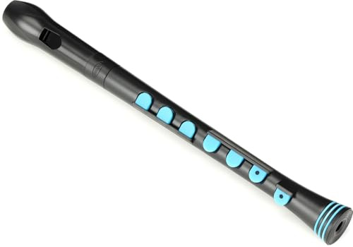 Nuvo N320RDBBK Flûte à bec C Black/Blue noir/bleu