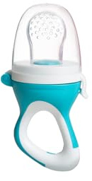 Babyjem Baby Fruchtsauger Schnuller Obstschnuller für BabysSchnuller für Obst, Gemüse & Babynahrung Beißring, Blau