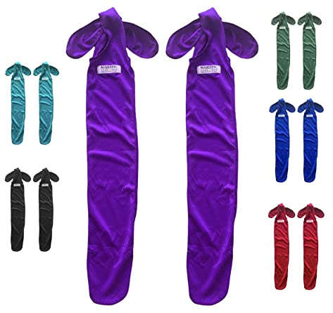 Majestic Ally Lycra Tail Bag for Horses - to Keep The Tail Clean and Protected - Set of 2 (Purple)