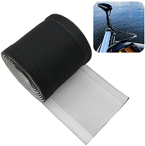 Neoprene Cable Sleeve - 60 for Trolling Motor Wire Protection & Management, Black & White
