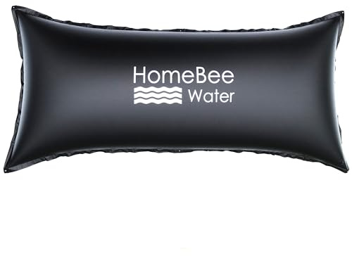 HomeBee® Cuscino per piscina invernale XXL (2 x 4 metri) - Cuscino invernale per copertura piscina - copertura invernale - cuscino per piscina, cuscino d'aria, cuscinetto per piscina, svernamento