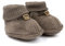 Mikk-line Woll Hausschuhe Kinder 62/68 Melange Denver | Krabbelschuhe Baby in Wool Und Polyster Für Mädchen und Jungen | Woll-Babysocken | Lauflernschuhe Baby | Babyschuhe 0-6 Monate