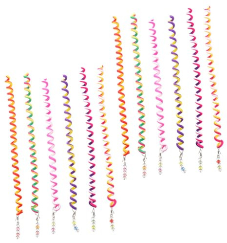POPETPOP 12st Hårstyling Klipp För Elastiska Spiralverktyg För Flätor Perfekta För Halloween Jul Och Födelsedagsfester