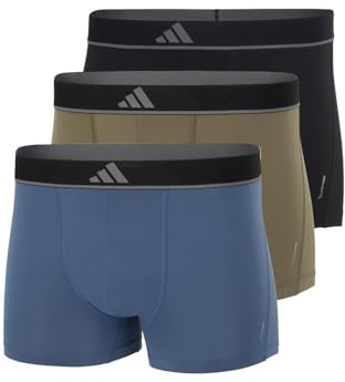 adidas Herr Trunk (3PK) – Active Micro Flex Eco-bekväma underkläder shorts/pants, blandade 4AM014, XXL, Blandade, XXL