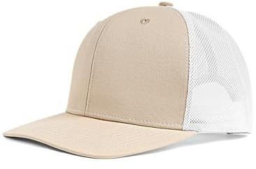 Zylioo Casquettes XXL/XL de type camionneur, grande casquette snapback en maille, casquette d'été cool pour grandes têtes, casquette de voyage bicolore géante, XL/XXL