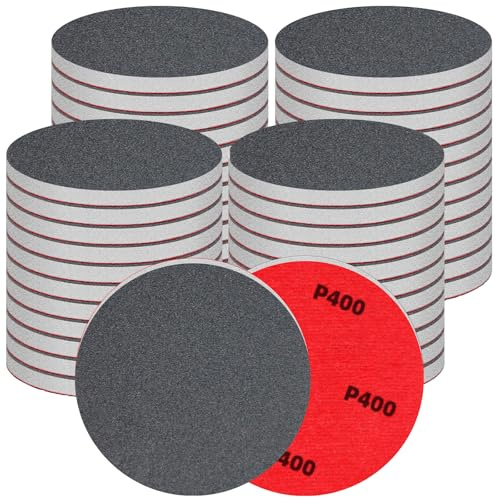 48 Piezas Discos para lijas 75mm Grano 400 esponjas de Lijado