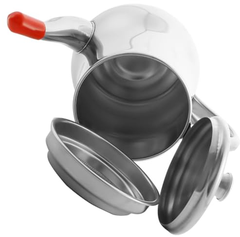 FELTECHELECTR Recipiente de Aceite de Cocina Inoxidable con Filtro Separador de Grasa y Vertedor Capacidad para Filtrar y Almacenar Aceite Usado la Preparación de Comidas