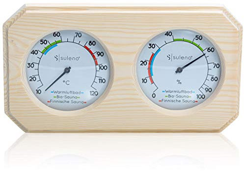 SULENO Sauna Klimamesser Thermometer Hygrometer ANNA CLASSIC