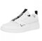 Kani 89 White/Black Shoes – Schnürschuhe für Herren/Damen, Weiß/Schwarz, Weiß - Weiß - Größe: 36 EU