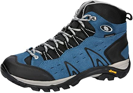 Brütting Mixte Mont Bona High Bottes de Trekking et de randonnée, Bleu, 36 EU