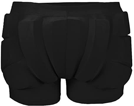 KENANLAN Almohadillas de protección de Cadera para niños, protección 3D, Pantalones Cortos Acolchados, Pantalones Cortos Acolchados Eva, protección contra Impactos, Equipo de protección
