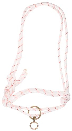 ifundom Cavezza Per Bovini in Nylon Regolabile Senza Morso Briglie Per Bestiame Resistenza Alle Intemperie e Uso Esterno Attrezzatura Per Trazione e Sicurezza