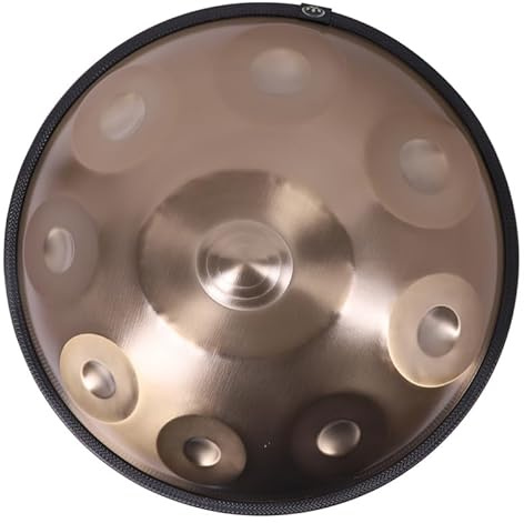 440 Hz 9 tonos 18 pulgadas Handpan Instrument Handpan Música D-Moll produce una resonancia agradable instrumento de percusión armónico para principiantes, sanación de sonido, meditación, yoga