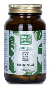 Naturgreen - Experience Moringa Bio, Pack 6 x 90 cápsulas, Complemento Alimenticio 100% Ecológico, Fuente Natural de Proteínas y Fibra, Vegano, Sin Gluten