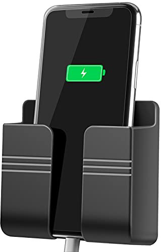 CEI&BPY Wall Mount Phone Holder, Phone Stand with Self Adhesive. Phone Holder for Shower, Charging and RV for iPhone and Android (Grey)