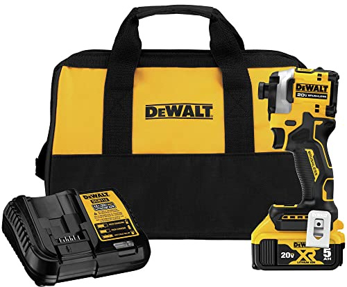 DEWALT ATOMIC 20V MAX 1/4 in. Brushless Cordless Impact Driver Kit with Battery and Charger Included (DCF850P1)