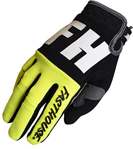 Fasthouse Speed Style Remnant Handschuh (Schwarz/High Viz, Medium)