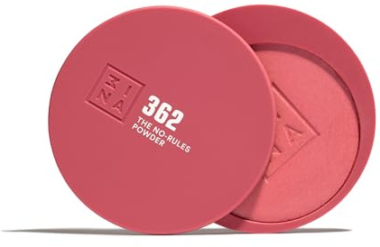 3INA - The No-Rules Powder 362 - Pink - 3-in-1 Powder Blush | Multi-Use Compact Powder for Eyes, Lips & Cheeks with Hyaluronic Acid & Ceramides - Highly Pigmented - Vegan - Cruelty Free