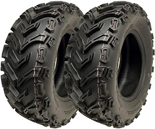 24 x 8,00 – 12 fyrhjuling ATV däck 6 lager Wanda P3128 E-märkt väg laglig 40J (set med 2)