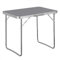 WOLTU Campingtisch Klapptisch Reisetisch mit Griff, 70x50x60cm(LxBxH) zusammenklappbar Gartentisch aus Alu und MDF für Picknick Strand im Freien, Grau