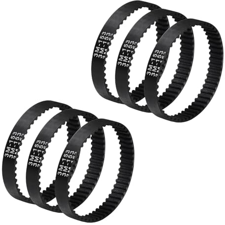 6PCS Soft Front Brush Belt Replacement Part 153-3GT-8 for Shark AZ1002 AZ1000 AX950 AX951 ZU782 Vacuum