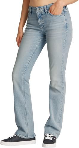 Tommy Jeans Vaqueros Mujer Maddie Bootcut Mid Rise, Azul (Denim Ultra Light), 26W/32L