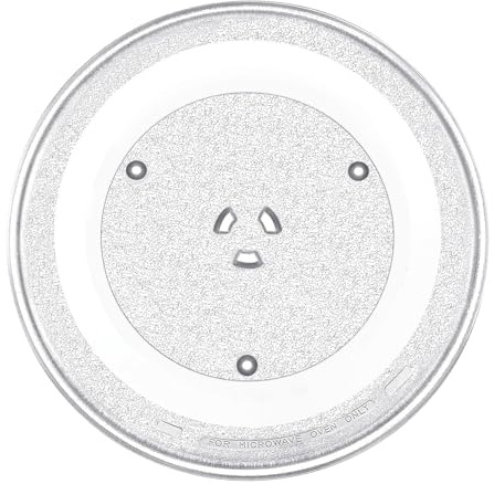 SPARES2GO Universal Microwave Turntable Plate 6 Lug Fixing Y Type Glass Dish Tray (12.5 / 31.8cm / 318mm)
