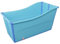 MINGYIHUI Mobile Wasserwanne, Freistehende Faltbare Badewanne, Faltbare Badewanne, Sauna Für Erwachsene, Rechteckiger Eimer, Langlebig, Leicht Zu Verstauen(Color:Blau)